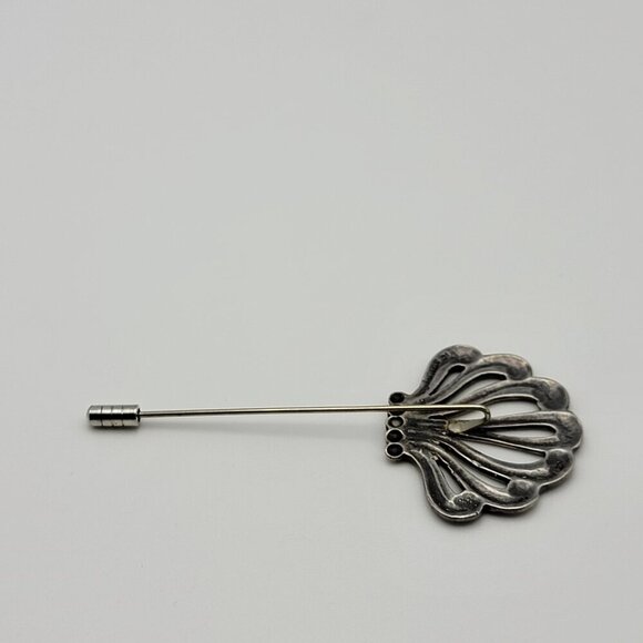 IC James Craig 925 Sterling Silver Williamsburg Stick Pin Scallop Shape 2.75 in - Picture 4 of 7